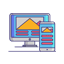 Responsive website design across devices
